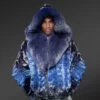 Men Mink Fur Coat