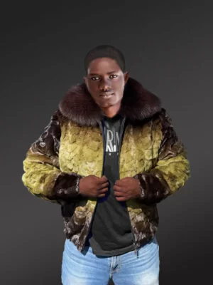 Mink Fur Jacket with Hood