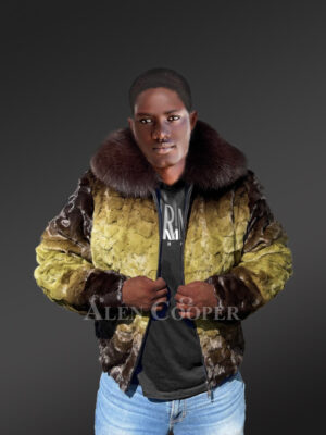 Mink Fur Jacket with Hood