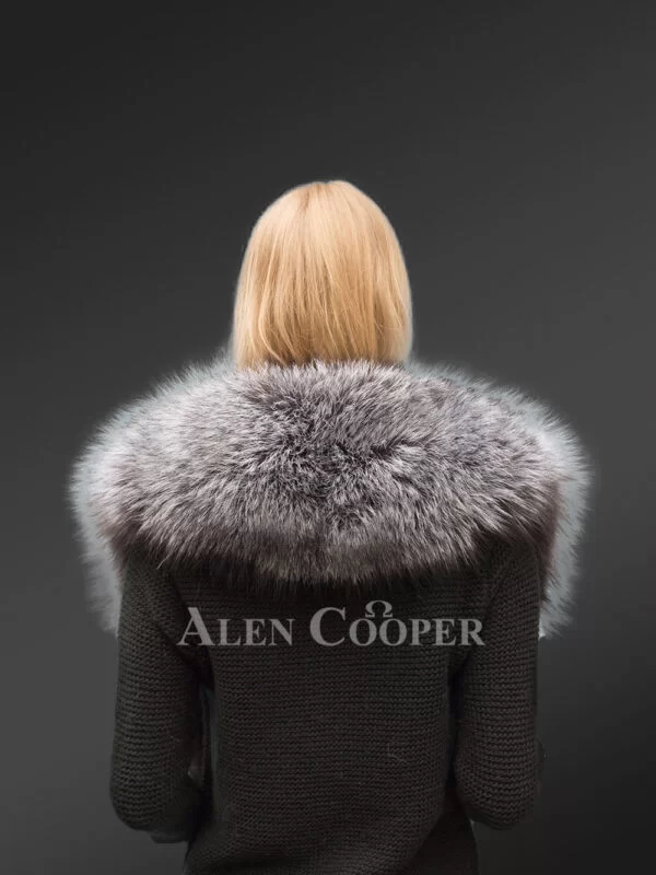 Stylish Fox Fur Boa for Women with Detachable Tail - Image 4