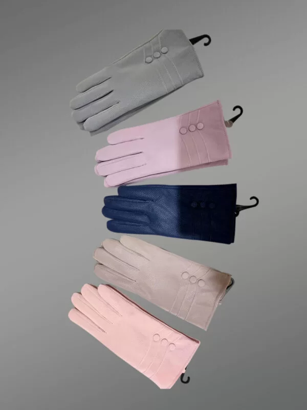 Womens Short Leather Gloves