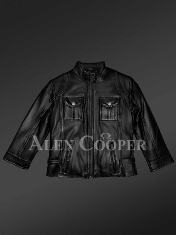 Black Moto Leather Jacket