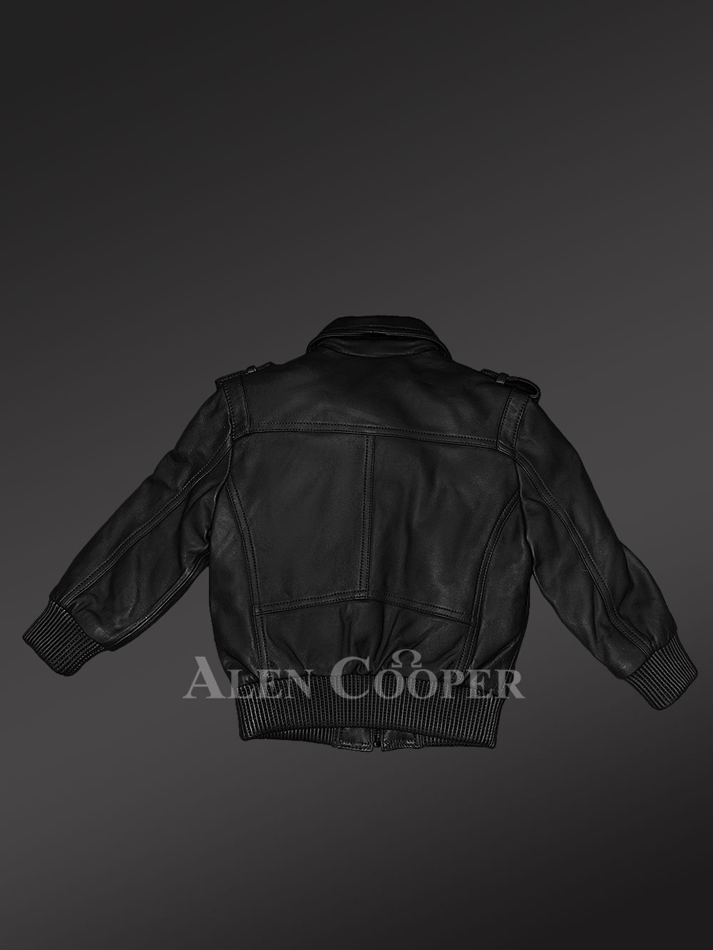 Comfortable Leather Jacket for Kids - Image 7