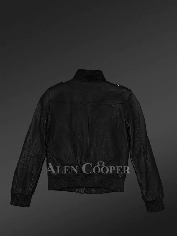 Comfortable Leather Jacket for Kids - Image 3