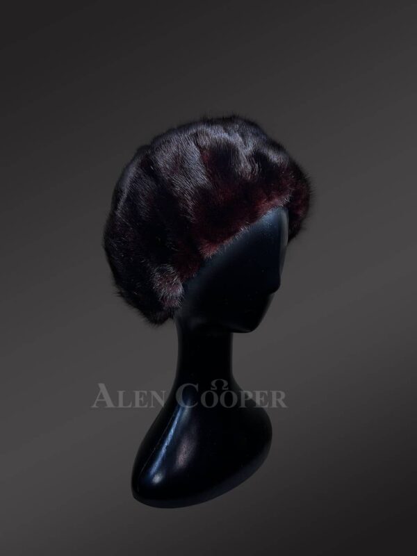 Luxurious Womens Mink Fur Cap