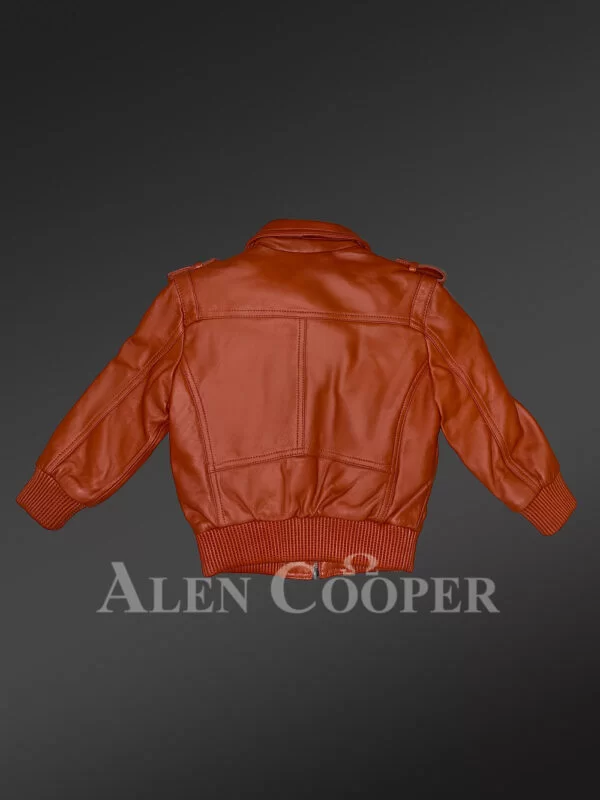 Party Style Kids Leather Jacket - Image 8