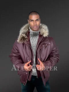 ジャケット・アウター AURALEELAMB LEATHER FLIGHT BLOUSON Feb2021Session31761_TMHILHPS20