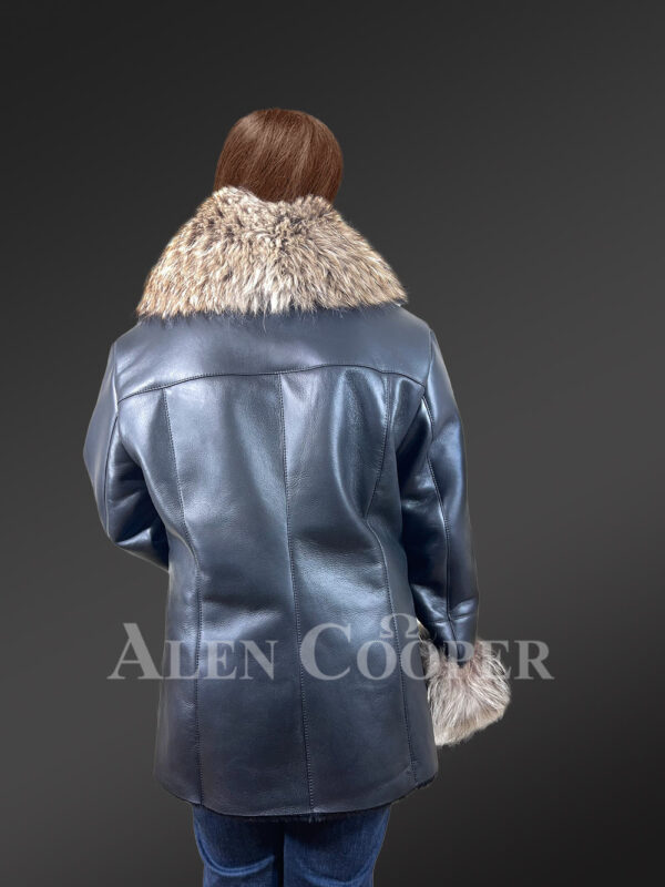 Long Shearling Coat for Women