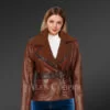 Shearling Biker Women Jacket