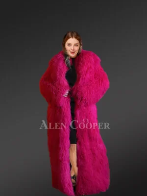 Mongolian Wool Shearling Long Coat