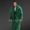 Men’s Long Mongolian Fur Coat