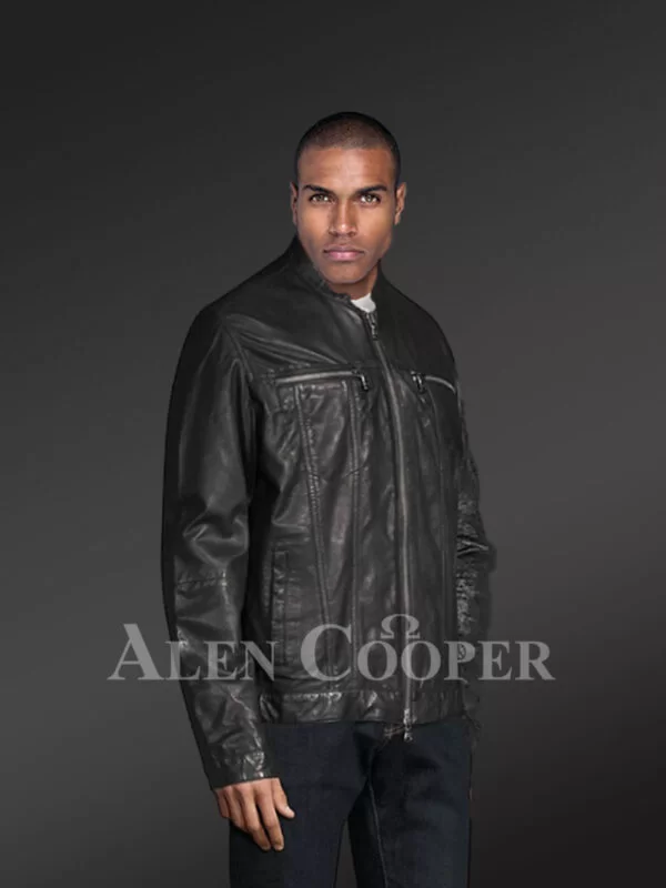 Original Leather Moto Jacket - Image 2