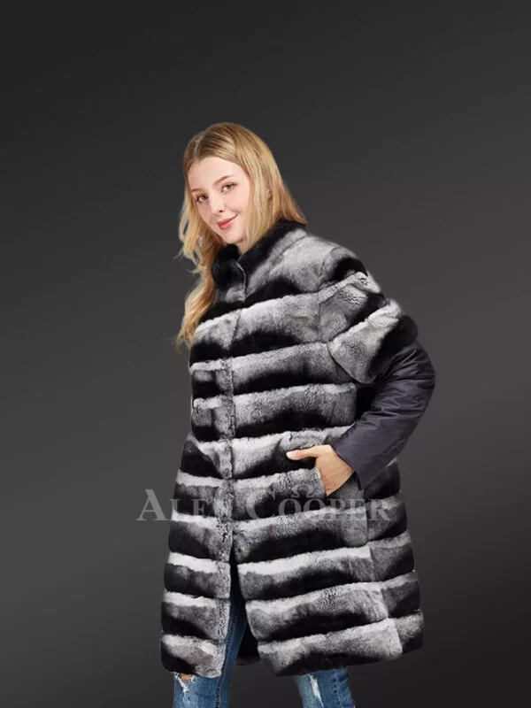 Real Chinchila Fur Vest for Women - Image 4