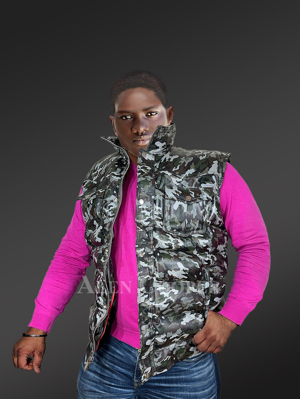 All-Season Leather Vest for Men (2)