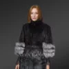 Fashion Rabbit Fur Coat for Women