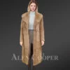 Long Dressy Rabbit Fur Coat