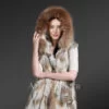 Natural Rabbit Fur Vest