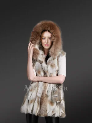 Natural Rabbit Fur Vest