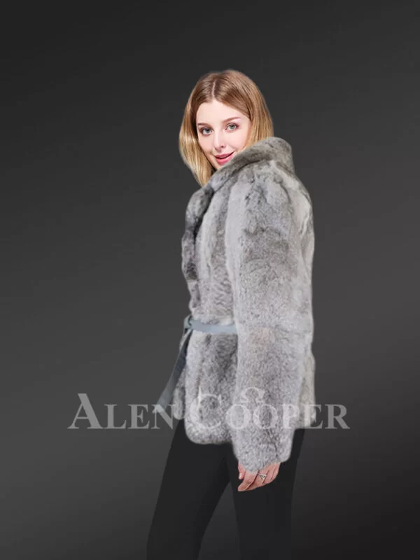 Rabbit Fur Dressy Jacket - Image 4