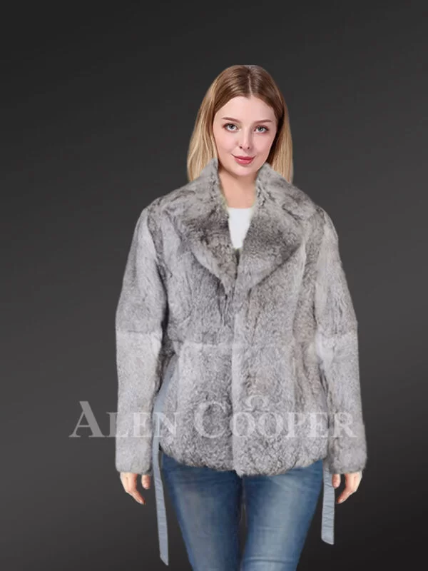 Rabbit Fur Dressy Jacket