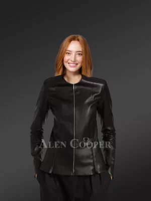 Dressy Black Leather Jacket