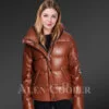 goose down puffer jacket front