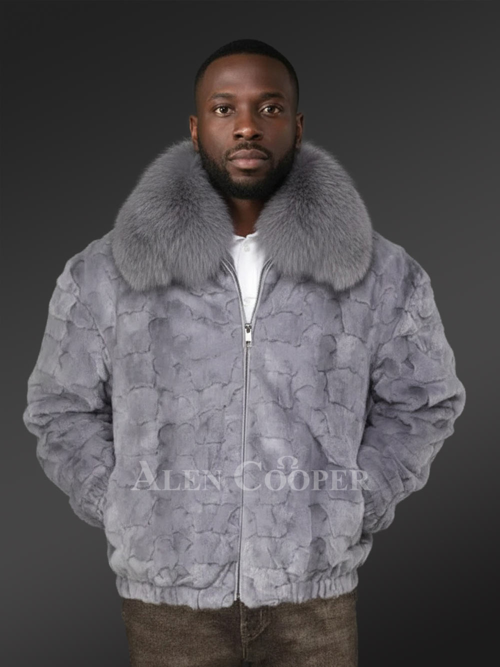 Natural Mink Jacket Men with An Exclusive Style