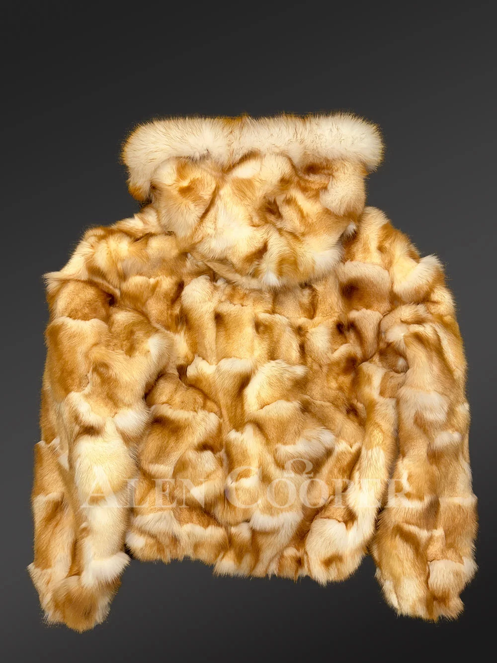 Bomber Jacket in Fox Fur For Men to Groove in Style