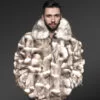 Genuine Fox Fur Winter Jacket
