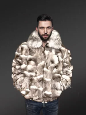 Genuine Fox Fur Winter Jacket