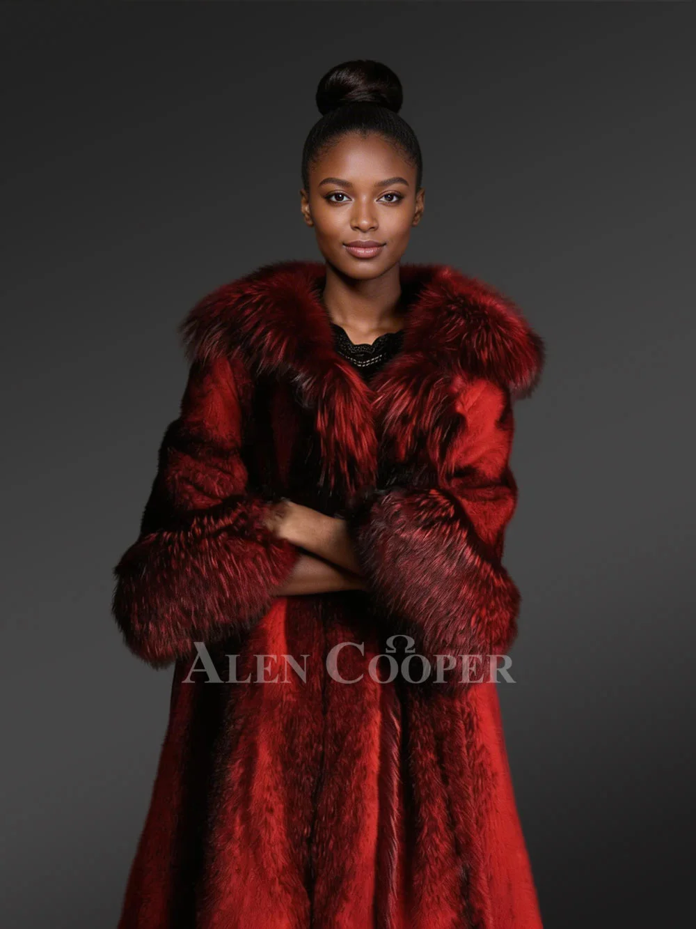 Genuine Mink Fur Long Coats to Beat Chill For Women
