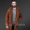Long Sheepskin Coat for men