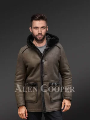 Shearling Jacket Mens Fur Coat