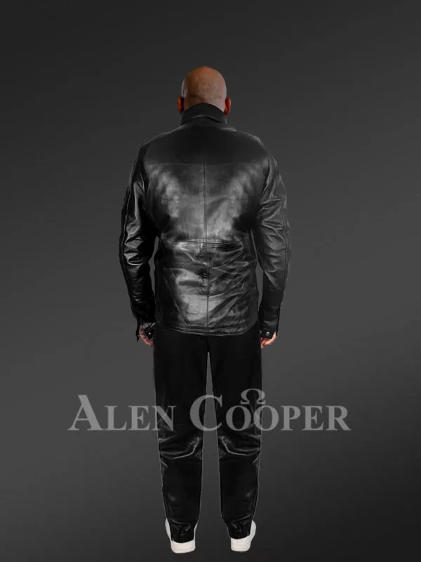 Leather Suit Set for Men - Wear it with a Stylized Comfy Fit - Image 4