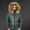 Light Weight Goose Down Jacket With Hood