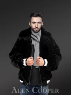 Luxurious Mink Down Bomber