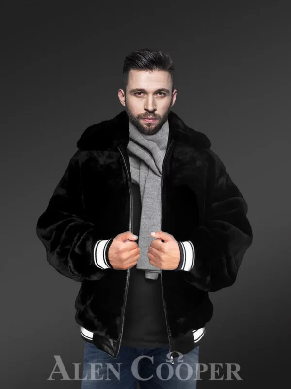 Luxurious Mink Down Bomber