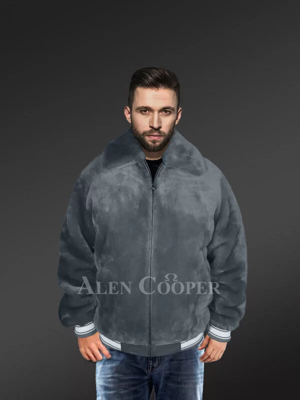Varsity Bomber in Sheepskin Mouton to Stay Stylish This Winter - Image 2