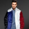 Opulent Fox fur Bomber Jacket for Men