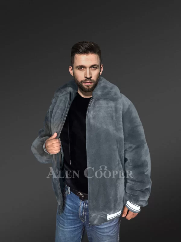 Varsity Bomber in Sheepskin Mouton to Stay Stylish This Winter - Image 3
