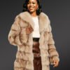 Coat in Real Fox Fur