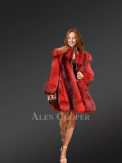 Dressy-Cross-Fox-Fur-Coat-in-
