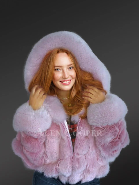 Fox-Fur-Crop-Bomber-Jacket-for