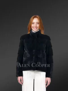 Alen Cooper Belted Mink Coat