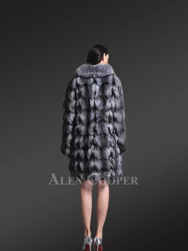 Turtleneck Fox Fur Coat to Look Majestic at All Times - Image 5