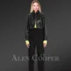 Women Leather Crop Jacket