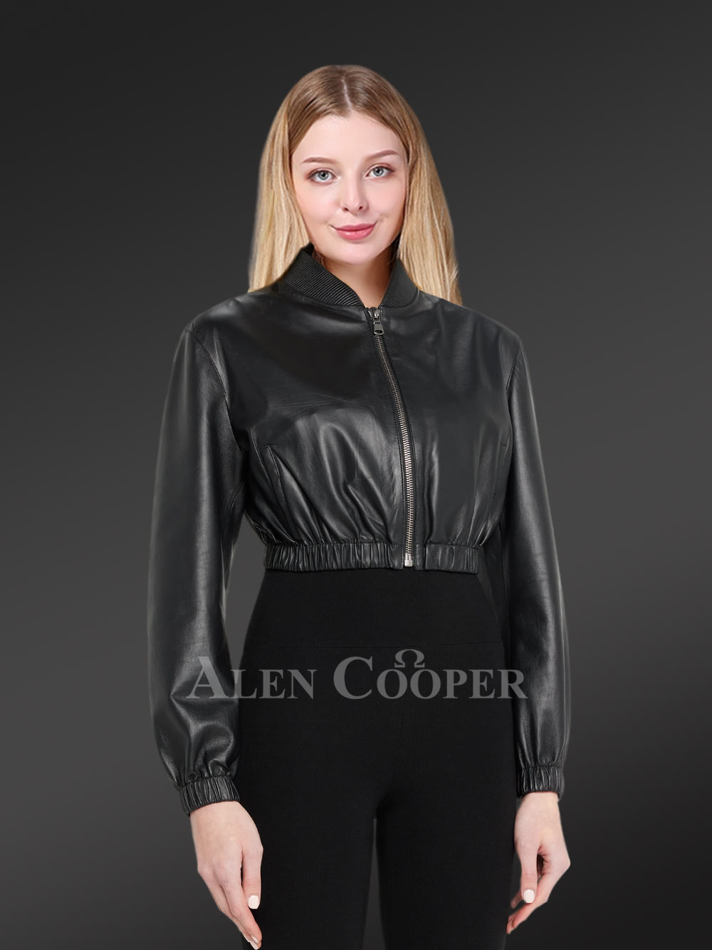 Womens Crop Bomber Jacket to Flaunt a Stylish Persona