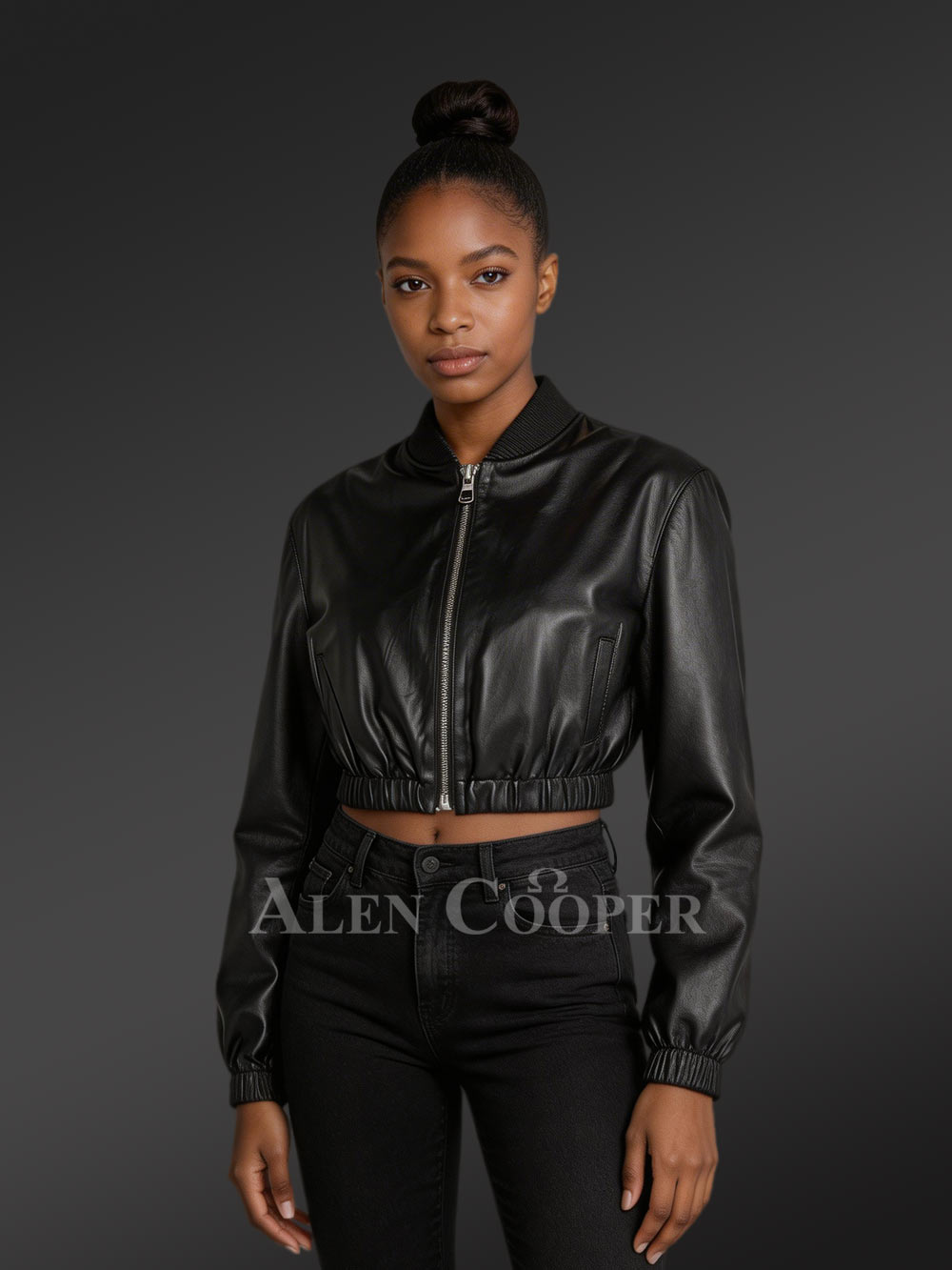 Womens Crop Bomber Jacket to Flaunt a Stylish Persona
