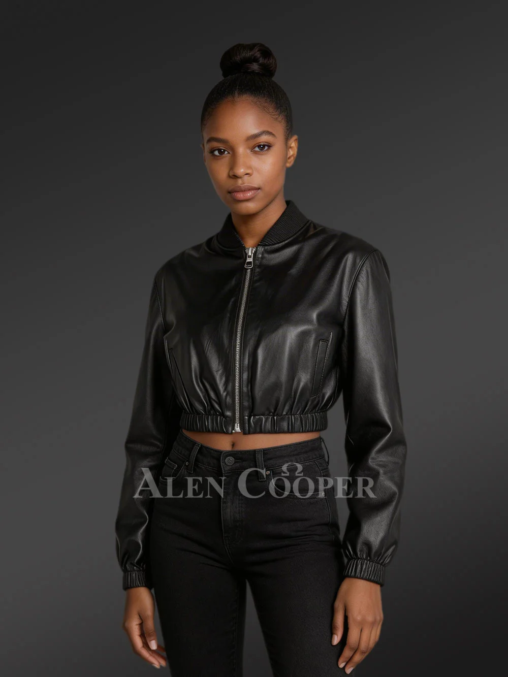 Womens Crop Bomber Jacket to Flaunt a Stylish Persona
