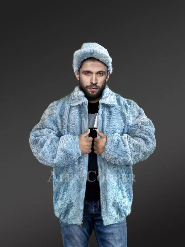 Persian Lamb Bomber Jacket With Hat to Look Effortlessly Aristocratic - Image 5